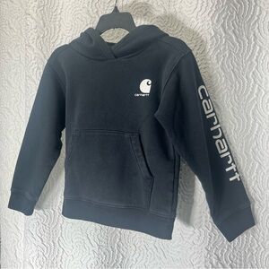 CARHARTT Unisex Black Pullover Front Pocket Hoodie Sweater